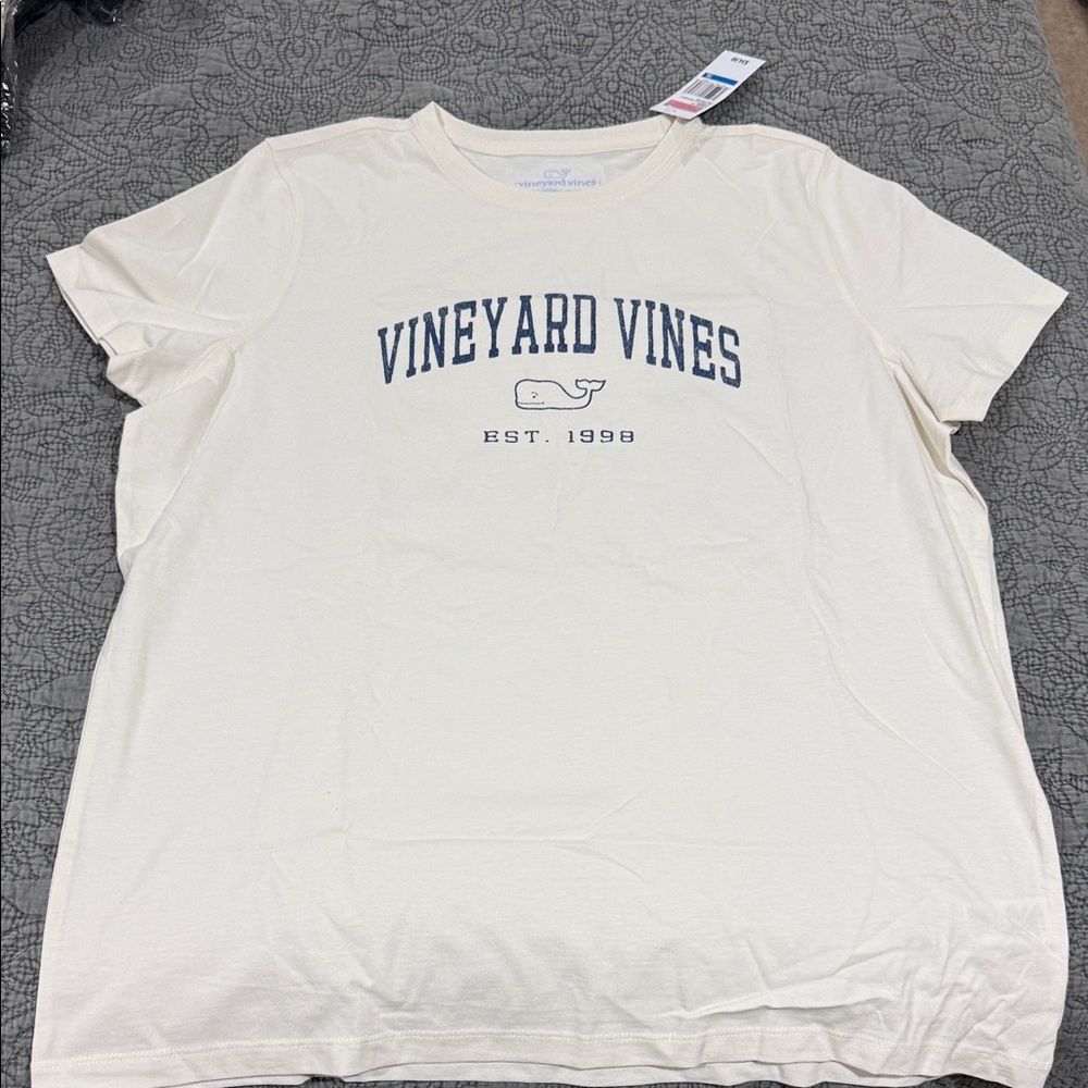 NWT Vineyard Vines Cream Short Sleeve Tee